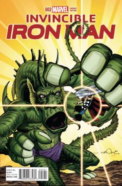 Invincible Iron Man (2015) #2 (1:10 Kirby Monster Variant)