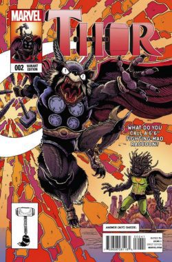 Thor (2014) #2 (Rocket Raccoon and Groot Variant)