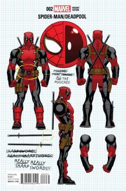 Spider-Man / Deadpool (2016) #2 (1:10 Deadpool Variant)