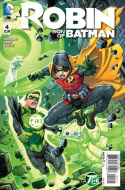 Robin: Son of Batman (2015) #4 (Green Lantern 75th Anniversary Variant)