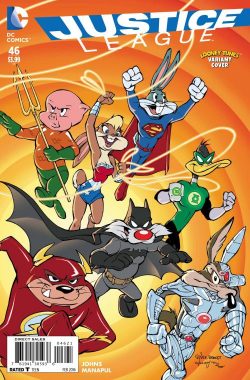 Justice League (2011) #46 (Looney Tunes Variant)