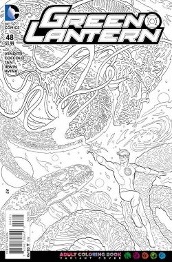Green Lantern (2011) #48 (Adult Coloring Book Variant)