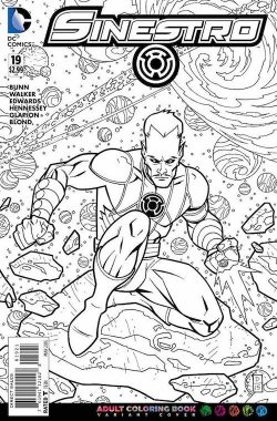 Sinestro (2014) #19 (Adult Coloring Book Variant)